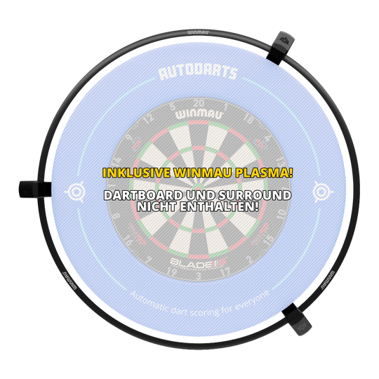 Autodarts Vantage auto scoring system Das Bild zeigt Autodarts Vantage Auto-Scoring-System. Es handelt sich vermutlich um ein automatisches Punktezählsystem für Dartspiele.
