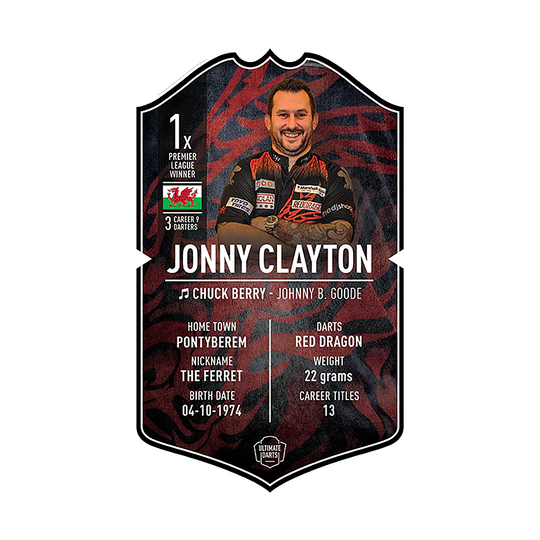 Ultimate Darts Card - Jonny Clayton