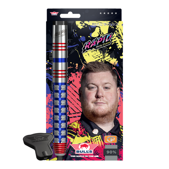 Bulls NL Ricky Evans Rapid Convertible Point Steel Darts Bulls NL Ricky Evans Rapid Convertible Point Steel Darts