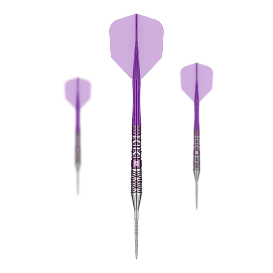 Caliburn Awakening Ivan steel darts Abgebildet sind die Caliburn Awakening Ivan Steeldarts. Dieses Produkt ist ein Set aus hochwertigen Steeldarts für Dartspieler.