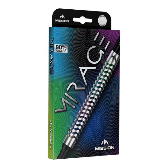 Das Bild zeigt Mission Mirage Softdarts - 20g. Die Softdarts sind detailliert zu sehen.