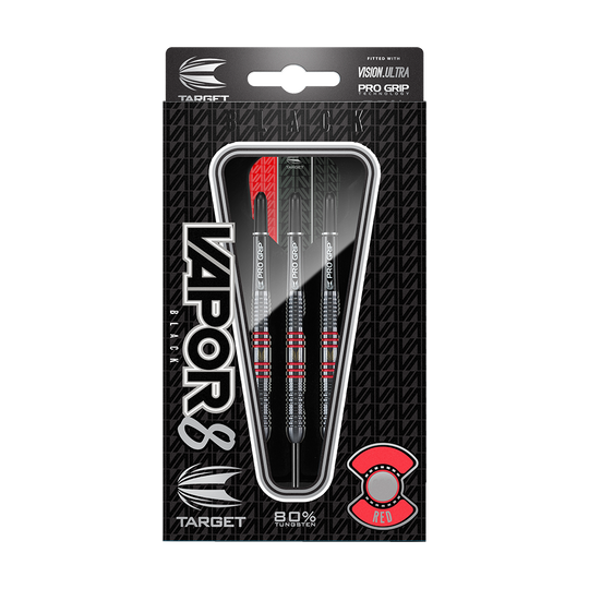 Target Vapor8 Black Red steel darts