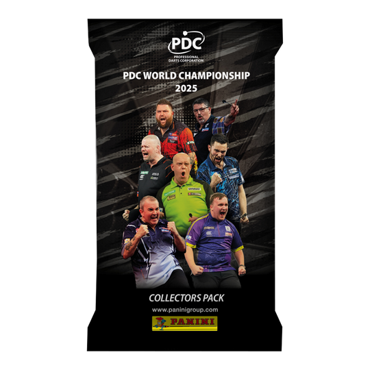 Panini PDC World Championship 2025 - Collectors Pack (12 Sammelkarten)