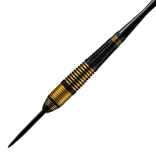 Harrows Vivid Brass Black steel darts