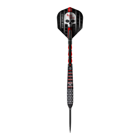 Harrow's Ryan Searle Series 3 Quick Point Steel Darts Das Bild zeigt die Harrows Ryan Searle Series 3 Quick Point Steeldarts. Diese Steeldarts eignen sich ideal für erfahrene Dartspieler.