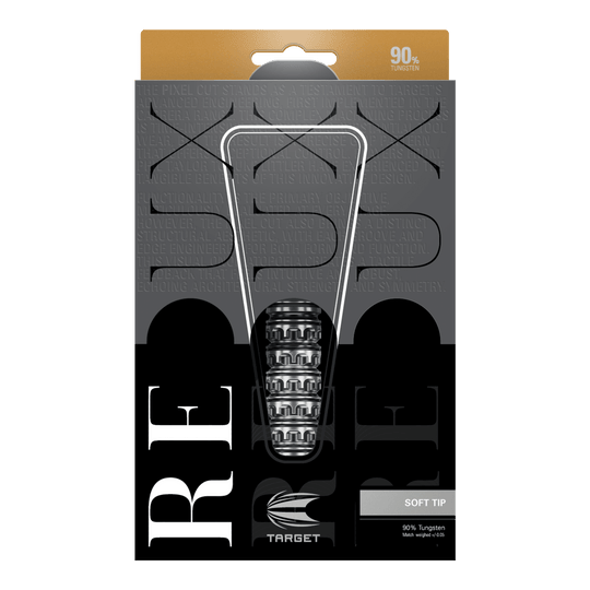 Target Redux 10 Softdarts - 18g ist auf diesem Bild zu sehen. Die Darts sind für das Softdartspiel geeignet.