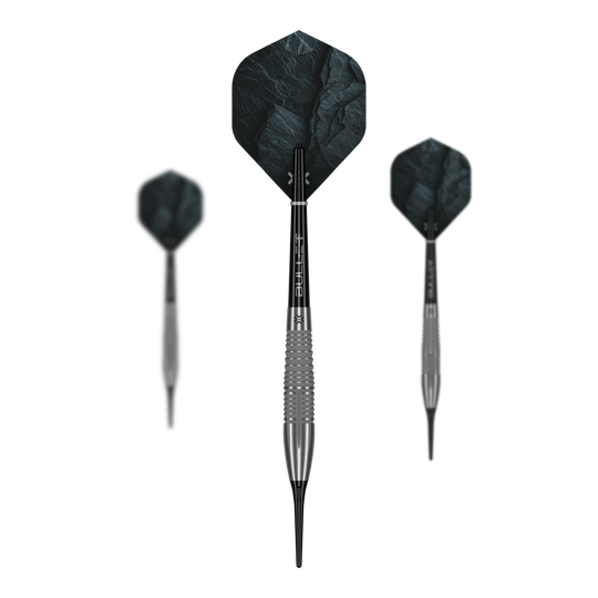 Bullet Monolith soft darts - 20g Hier sind die Bullet Monolith 20g Soft Darts zu sehen. Die Softdarts eigenen sich für elektronische Dartboards.