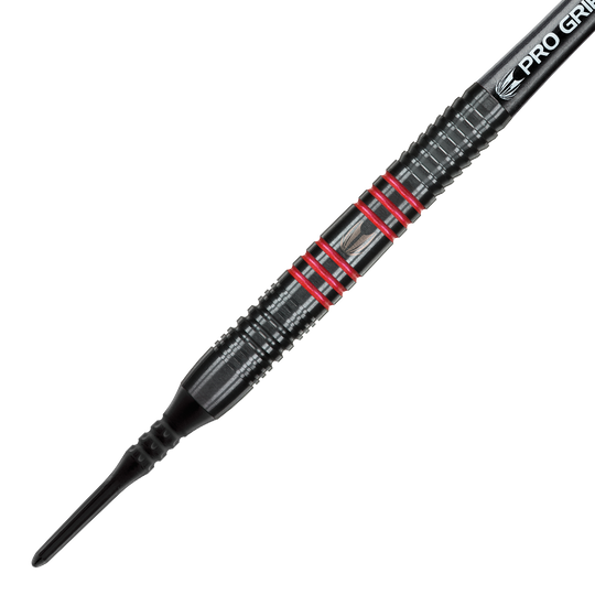 Target Vapor8 Black Red Soft Darts - 19g