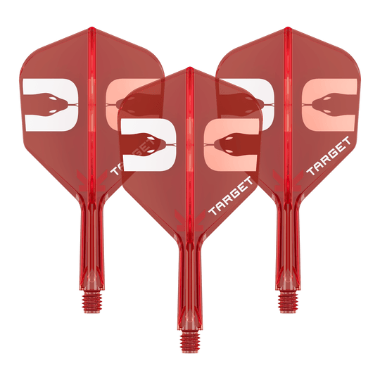 Target K-Flex Nathan Aspinall No6 Flights Auf dem Bild ist ein Produkt mit dem Dateinamen 410597_Target_K-Flex_Nathan_Aspinall_No6_Flight-System_19mm_1Set_(1) abgebildet. Es handelt sich anscheinend um ein Set von Dart-Flights oder ähnlichem Zubehör.