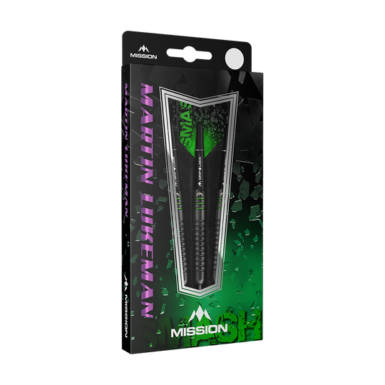 Mission Martin Lukeman Black Titanium Steeldarts - 25g