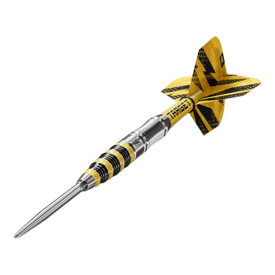 Target Buzz 03 Swiss Points steel darts Das Produkt ist Target Buzz 03 Swiss Points Steeldarts. Die Darts sind speziell zum Steeldart-Spielen entwickelt.