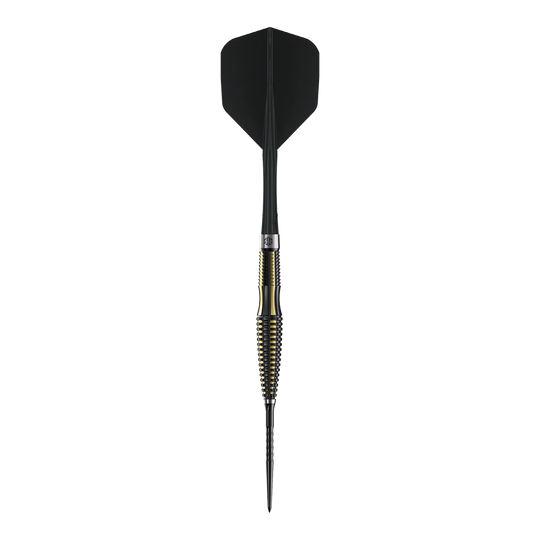 Caliburn V-Series V1 steel darts Das Bild zeigt die Caliburn V-Series V1 Steeldarts. Diese Darts sind ideal für anspruchsvolle Spieler geeignet.