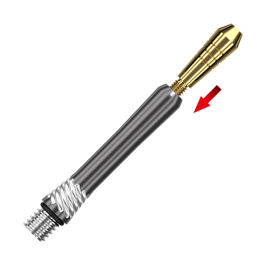 Target Power Titanium Shaft Ersatztops - Gold