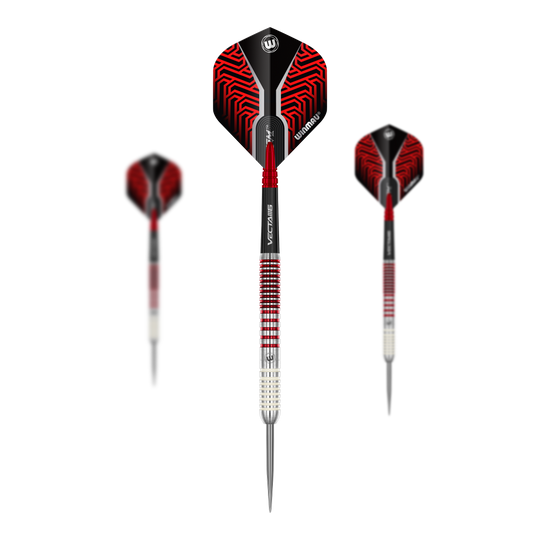 Winmau Team 360 Jack Johnson steel darts - 24g Abgebildet ist ein Set Winmau Team 360 Jack Johnson Steeldarts mit einem Gewicht von 24g. Die Pfeile sind für das Steeldartspiel geeignet.