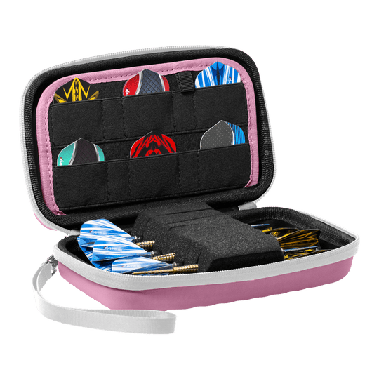 Bulls Orbis XL Dartcase - Pink Dieses Bild präsentiert das Bulls Orbis XL Dartcase - Pink. Die Darttasche zeichnet sich durch ihr modernes Design aus.
