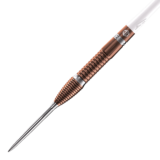 Caliburn Big Cats Lion Steeldarts mit einem Gewicht von 23g. Das Bild zeigt die Vorderansicht des Produkts.