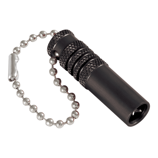 Target Extractor Tool Shaft Residue Remover - Black Das Bild zeigt das Target Extractor Tool Shaftrestentferner in der Farbe Schwarz. Es erleichtert das Herausziehen von festsitzenden Dart Shafts.