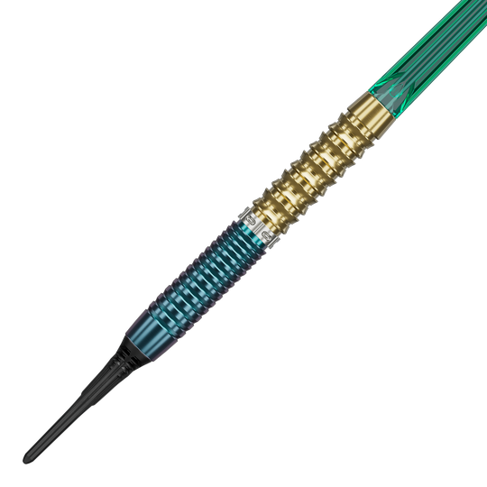 Diese Abbildung zeigt die Target Japan Prime Series Zenith GEN 2.5 Softdarts mit 20g. Die Darts zeichnen sich durch ihre besondere Verarbeitung und hohe Qualität aus.