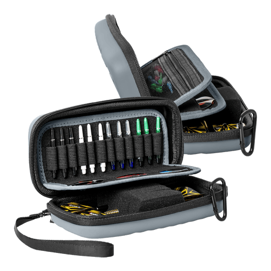 Bulls Orbis S Dartcase - Grey Das Produkt Bulls Orbis S Dartcase - Grau ist auf dem Bild zu sehen. Es handelt sich um ein stabiles Dartcase für den sicheren Transport von Darts.