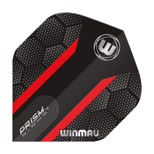 Winmau Prism Alpha Red Standard Flights