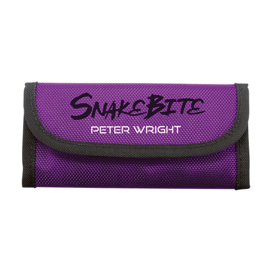 Red Dragon Peter Wright Snakebite Purple Black Trifold Dartwallet