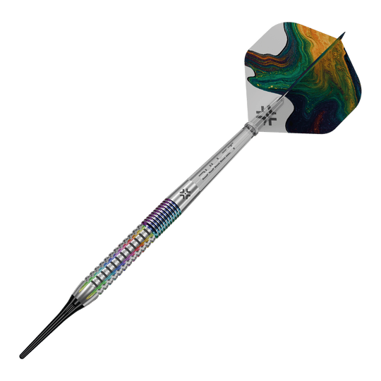 Bullet Diesel V2 soft darts - 20g Das Bild zeigt die Bullet Diesel V2 20g Soft Darts. Dieses Produkt ist für Softdartspiele geeignet.