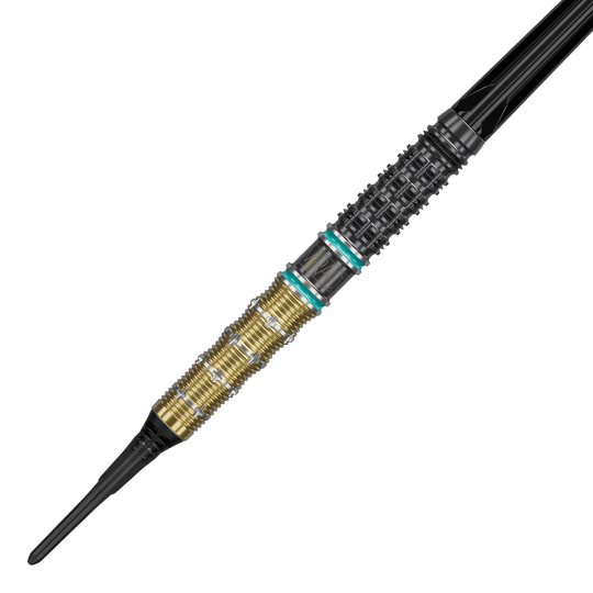 Target Mikuru Suzuki The Miracle GEN7.5 Soft Darts - 19g Abgebildet sind die Target Mikuru Suzuki The Miracle GEN7.5 Softdarts mit 19 Gramm Gewicht. Die Softdarts liegen in einer ordentlichen Anordnung.