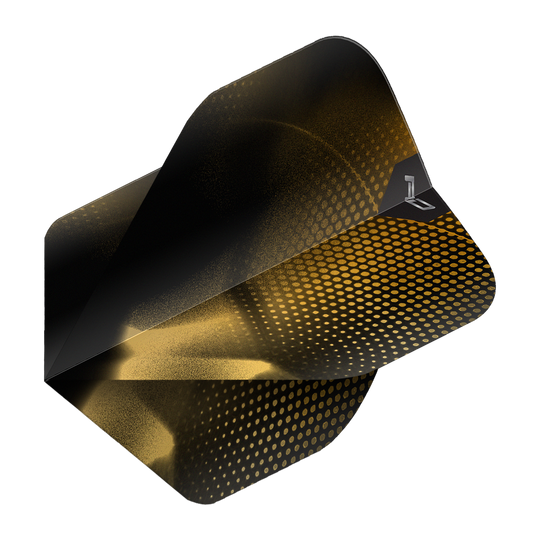 Hier sind die Red Dragon Hardcore Premium Ascend Premium No2 Standard Flights abgebildet. Sie bieten optimale Flugeigenschaften für Darts.