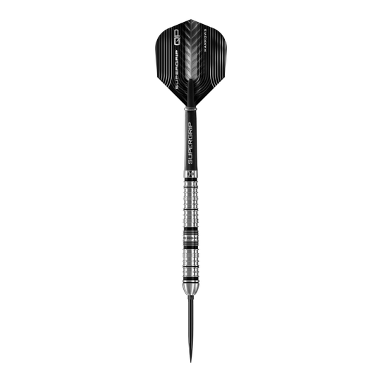 Harrows Supergrip Tapered Quick Point Steel Darts Abgebildet sind die Harrows Supergrip QP Tapered Quick Point Steeldarts. Sie eignen sich ideal für Steeldartspieler auf jedem Niveau.