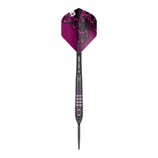Das Bild zeigt Target Lorraine Winstanley GEN2 Swiss Point Steeldarts - 24g. Es handelt sich um hochwertige Darts für Turnierspieler.