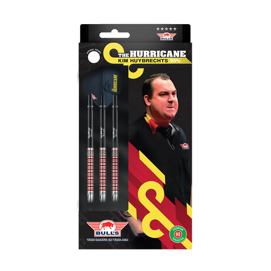 Bulls NL Kim Huybrechts 90% PCT Red Steel darts