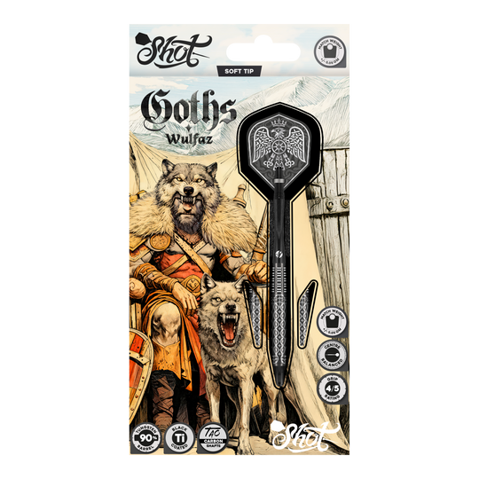 Shot Goths Wulfaz soft darts - 20g