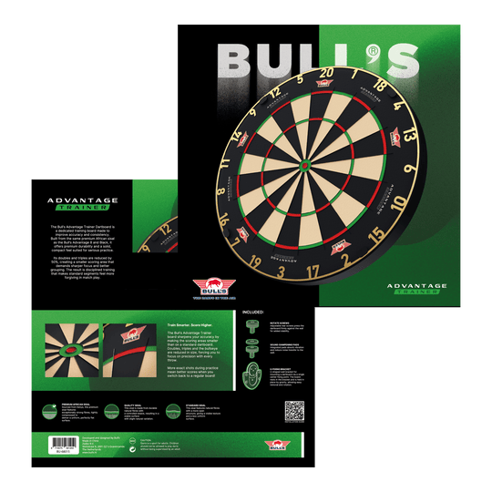 Bulls NL Advantage 8 TRAINER steel dartboard