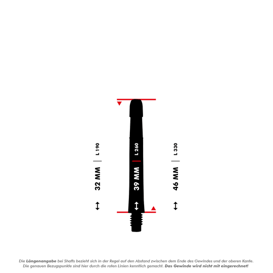 L-L-Style-Shaft Locked Straight Natural9 TwoTone Shafts - Blau