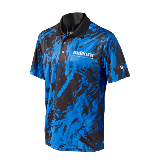 Unicorn Pro-Tech Camo Dart Shirt - Blue