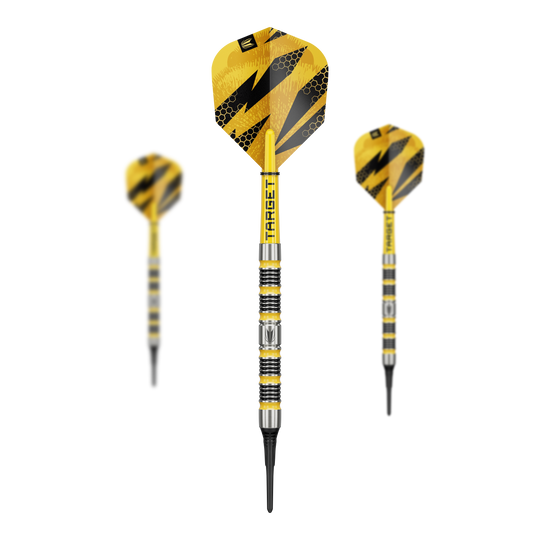 Target Buzz 11 Softdarts Hier wird das Produkt Target Buzz 11 Softdarts dargestellt. Diese Softdarts bieten ein präzises und angenehmes Spielgefühl.