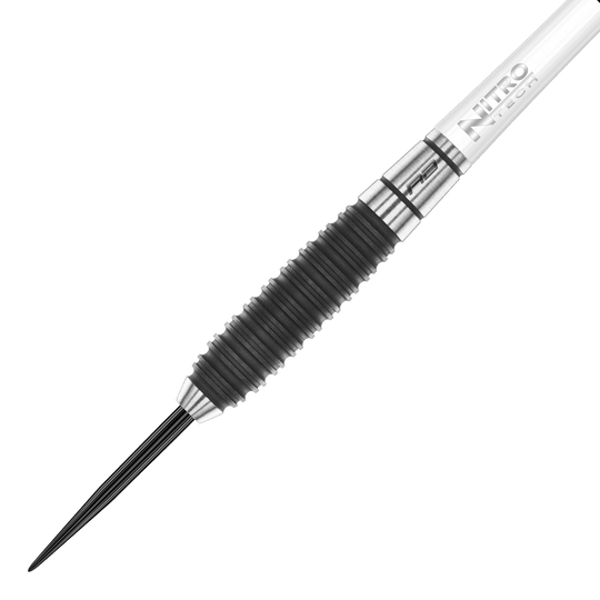 Red Dragon Ikon 3 Steeldarts Der Red Dragon Ikon 3 Steeldart hat ein elegantes Design mit einem schwarz-silbernen, geriffelten Griff. Die Spitze ist aus Metall und sorgt für präzise Würfe.