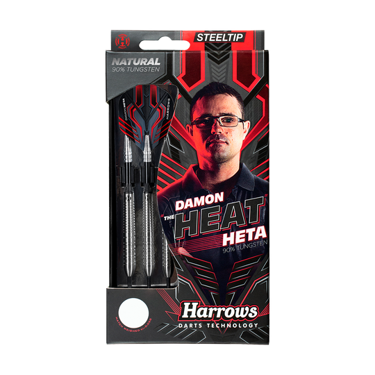 Harrows Damon Heta Natural steel darts