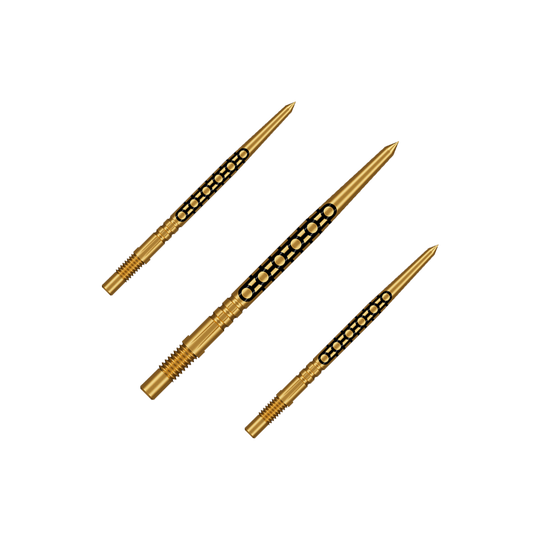 Shot Turbo Point Goths Dart Tips - Gold