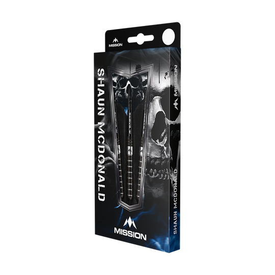 Mission Shaun McDonald Black Steel Darts - 23g