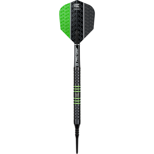 Target Vapor8 Black Green Soft Darts - 18g