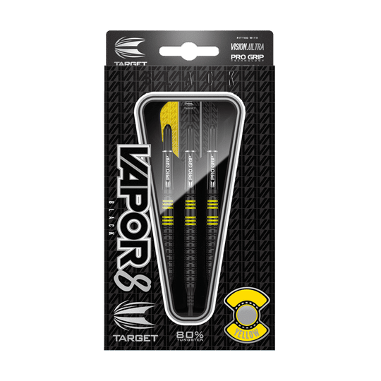 Target Vapor8 Black Yellow Softdarts - 19g