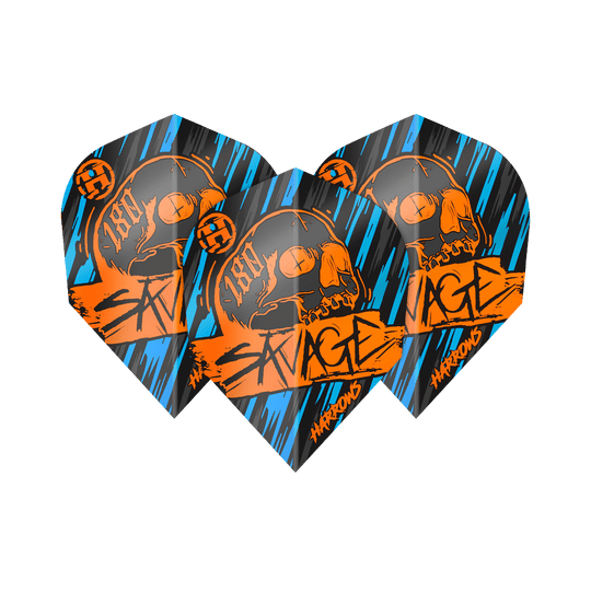 Harrow&#39;s Savage Blue Orange No6 Flights