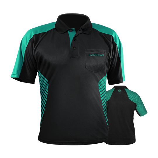 Harrows Vivid Dart Shirt Black/Jade