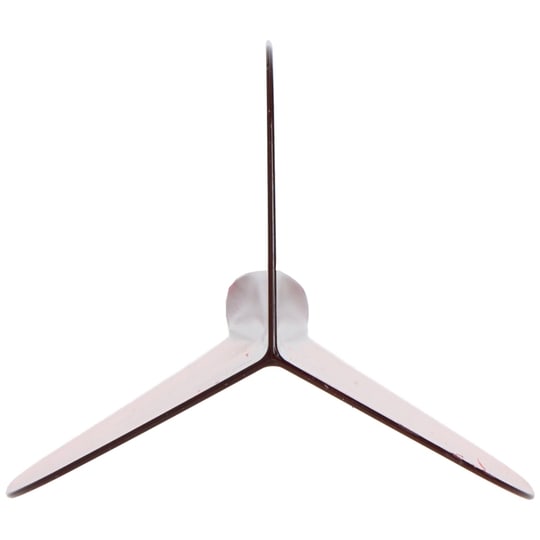 Condor Axe 120 Flight-System Black - Standard Das Bild zeigt das Produkt "Condor Axe 120 Flight-System Black - Standard" von vorne. Es ist ein schwarzes, dreiflügeliges Flügel-System für Dartpfeile.