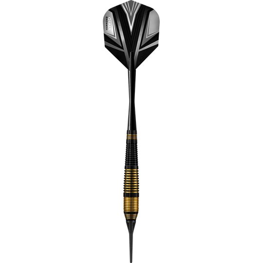 Harrows Vivid Brass Black Softdarts - 18g