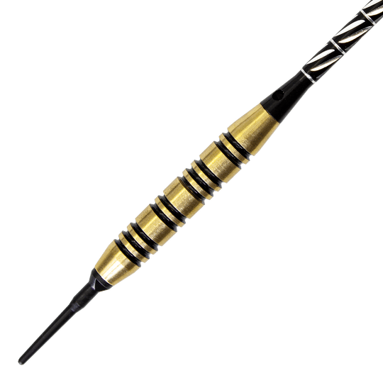 McDart Black Stripe Brass Softdarts - 17g