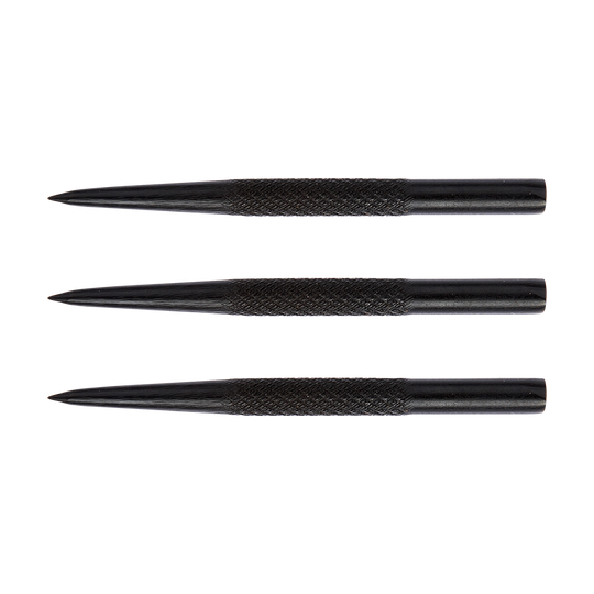 Winmau Knurled Black Steeldart Spitzen - 32mm