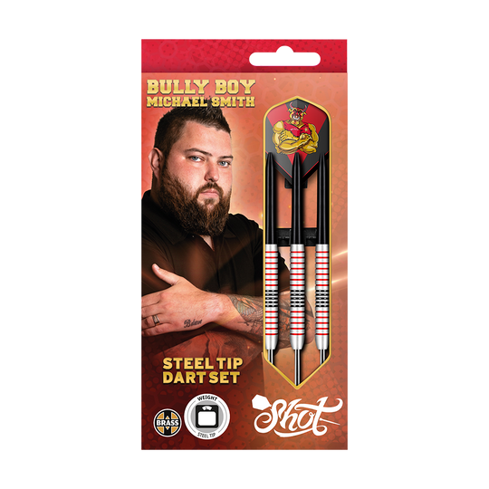 Shot Michael Smith Plated Brass Steeldarts - 24g