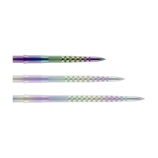Mission Caliburn EVO dart tips - Ripple - Coral Abgebildet ist die Mission Caliburn EVO Dartspitze - Ripple - Coral - X 2977. Die Spitze ist mit einer auffälligen Wellenform versehen.